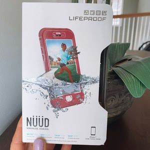 iPhone 7 - Burgandy Nüüd Lifeproof Case!! 💧🍉